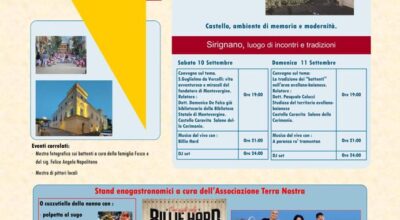 Manifestazione nel Castello a Sirignano il 10-11 Settembre 2022 “CAST’AMM”